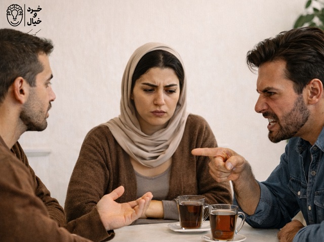 چرا از شنیدن نظر مخالف در گفتگو ناراحت یا خشمگین می‌شویم؟